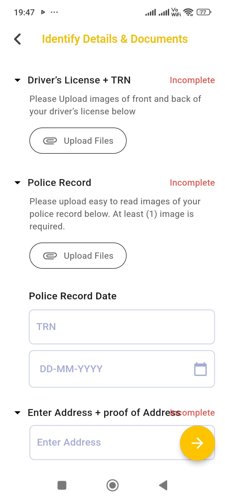 Ride Share Screen 4